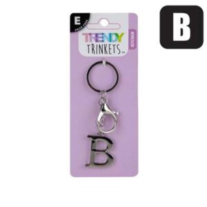 Trendy Trinkets Keychain Alpha Metal B