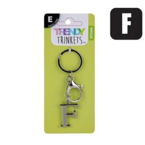 Trendy Trinkets Keychain Alpha Metal F
