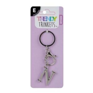 Trendy Trinkets Keychain Alpha Metal N