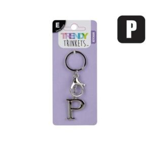 Trendy Trinkets Keychain Alpha Metal P