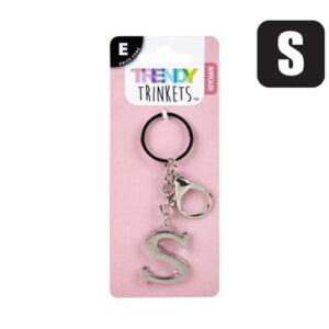 Trendy Trinkets Keychain Alpha Metal S