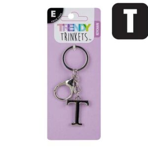 Trendy Trinkets Keychain Alpha Metal T