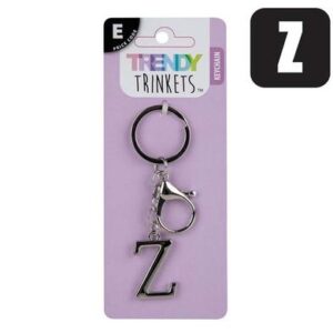 Trendy Trinkets Keychain Alpha Metal Z