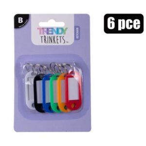 Trendy Trinkets Keychain Indicator 6-piece