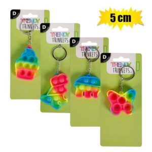 Trendy Trinkets Keychain Bubble Popping Fun 5cm