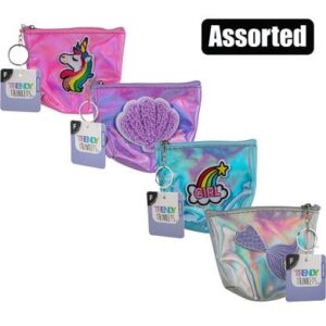 Trendy Trinkets Keychain Coin Purse Rainbow