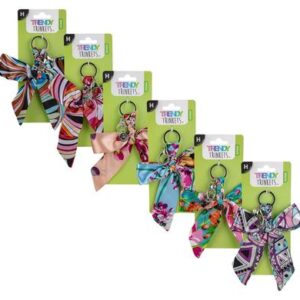 Trendy Trinkets Keychain Bownknot 14 x 20cm Satin – Assorted