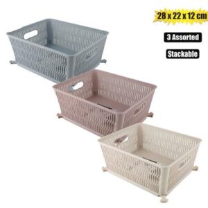 Gondol Basket Plastic Stackable 5,8l 28 x 22 x 12cm