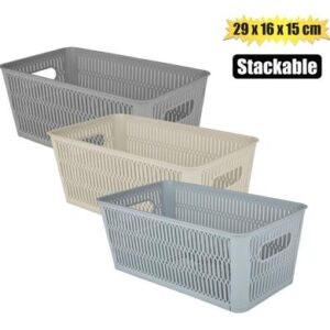 Gondol Basket Plastic Stackable 3,8l 29 x 16 x 15cm