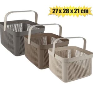 Basket Plastic Lisbon 27 x 28 x 21cm