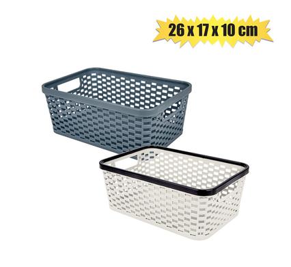 Basket Plastic Honeycomb 26 x 17 x 10cm