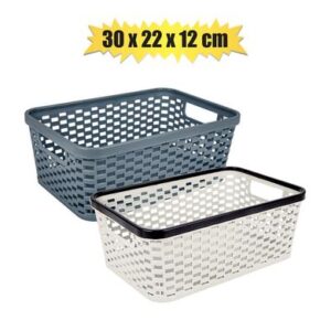 Basket Plastic Honeycomb 30 x 22 x 12cm