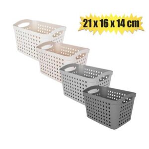 Basket Plastic Vintage 21 x 16 x 14cm, 3.3l
