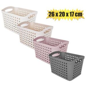 Basket Plastic Vintage 26 x 20 x 17cm, 6.6l