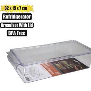Organiser with Lid 32,5 x 15 x 7,5cm Clear