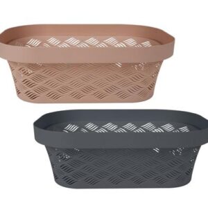 Basket Plastic Mesh Pattern 39 x 26 x 13cm