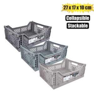Gondol Basket Plastic Collapsible 4l 27 x 17 x 10cm