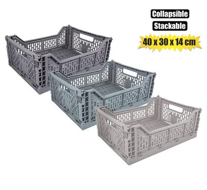 Gondol Basket Plastic Collapsible 15l 40 x 30 x 14cm