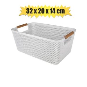 Basket Plastic Diamond 32 x 20 x 14cm