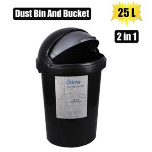 Otima Wastepaper Bin Lift Top 25l