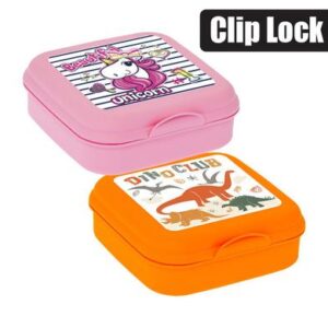Lunch Box Clip Lock -designs – Assorted
