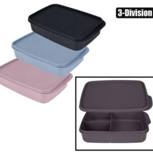 Bee Home Lunch Box Soft Seal 3-div 1,2l