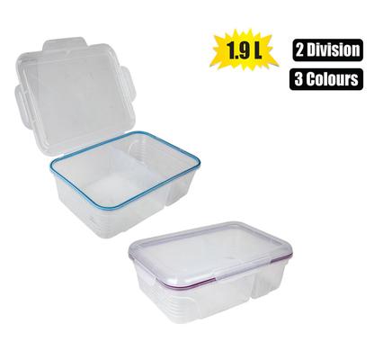 Otima Lunch Box Plastic 1.9l 2-divisions