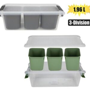 Container 3-division 1.96l with Lid