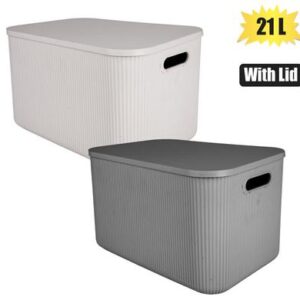 Gondol Storage Box Shell Design with Lid 21l