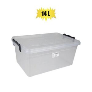 Bee Home Storage Box Maxi Clear 14l 42 x 28 x 18cm