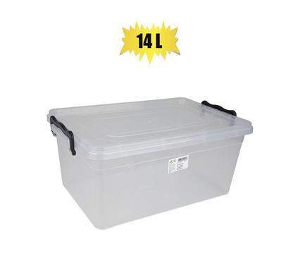 Bee Home Storage Box Maxi Clear 14l 42 x 28 x 18cm