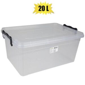 Bee Home Storage Box Maxi Clear 20l 48 x 32 x 20cm