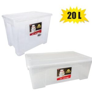 Big Jim Storage Box Clear Alpha 20l 38 x 26 x 29cm