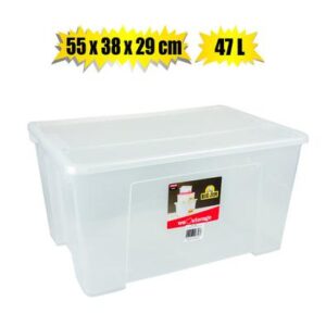 Big Jim Storage Box Clear Alpha 47l 55 x 38 x 29cm