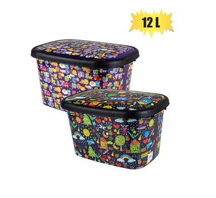 Storage Box Decorated Deep 12l