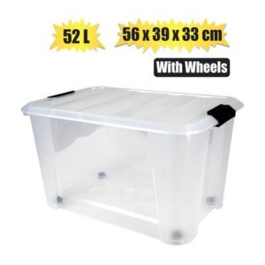 Storage Box Roller 52l 56 x 39 x 33cm