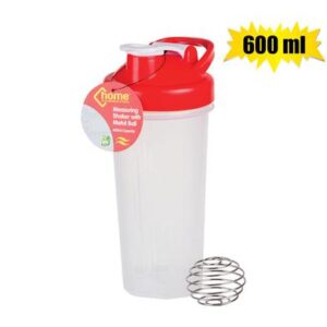 Measuring-shaker Plastic 600ml with Mtl Ball