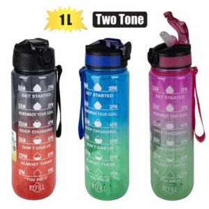 Water Bottle 1l Two-tone