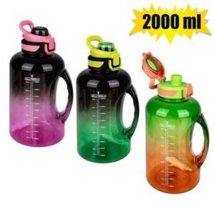 Water Bottle 2l 2-tone Carry Handle