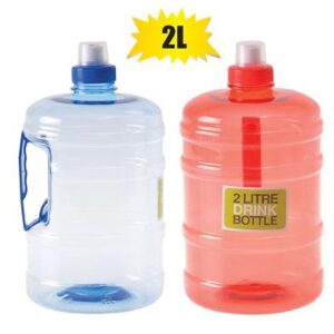 Water Bottle Plastic 2l with Handle (Style 2)