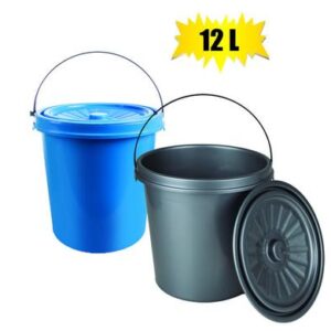 Bucket Plastic 12l with Lid