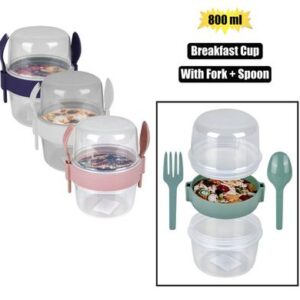 Tumbler Plastic Breakfast Cup 800ml