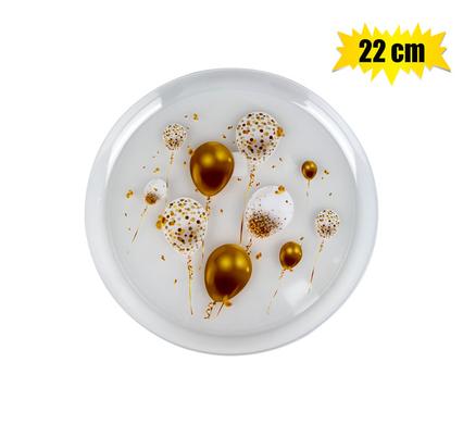 Gondol Plate Plastic Party 22cm