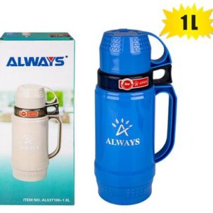 Vacuum-flask 1.0l 2xcup Plastic Body