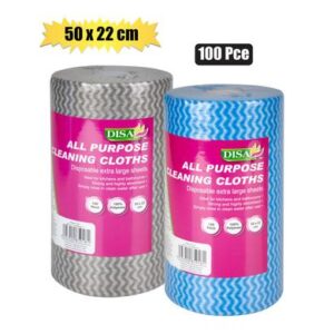 Disa Cleaning Cloth Roll 100 50 x 22cm