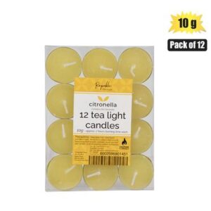 Republic Umbrella Candle Citronella Tealight Pack 12 x 10g