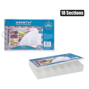 Tackle-box Plastic 18-section 27 x 18 x 4cm