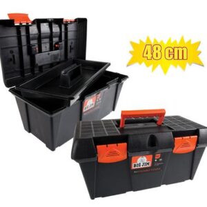 Big Jim Toolbox with Tray Plastic 48cm
