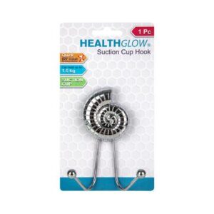 Health Glow Hook PVC Suction 1-piece Design – Assorted