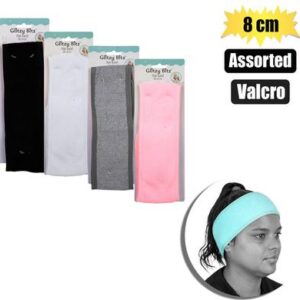Glitzy Bitz Hair Band 60 x 8cm Velcro Assorted